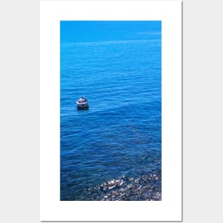 Summer Sea Boat Sailing Posters and Art